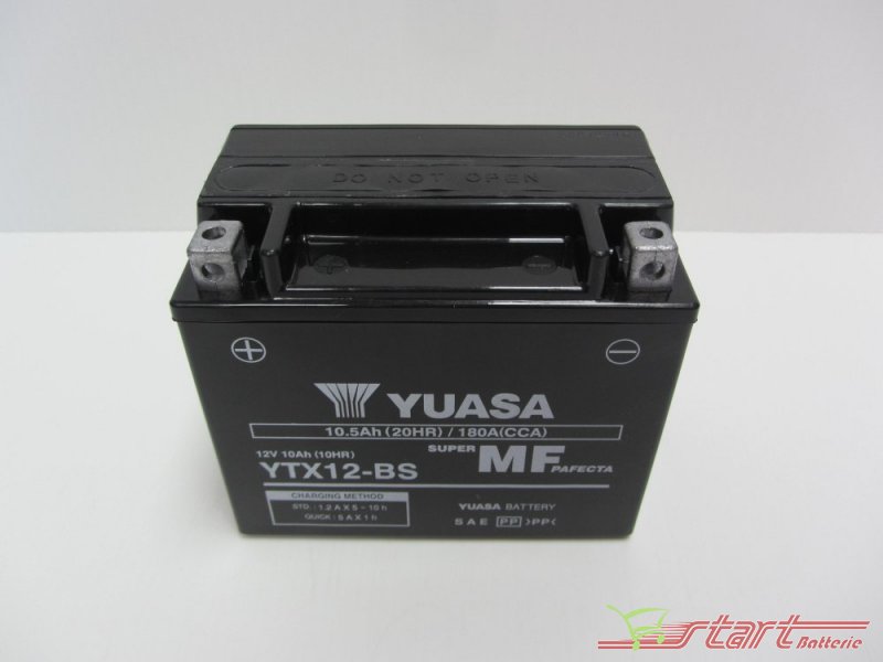 Yuasa YTX12-BS - Yuasa YTX12-BS 12V 10Ah - Batterie Moto AGM - Moto - Start  Batterie Shop